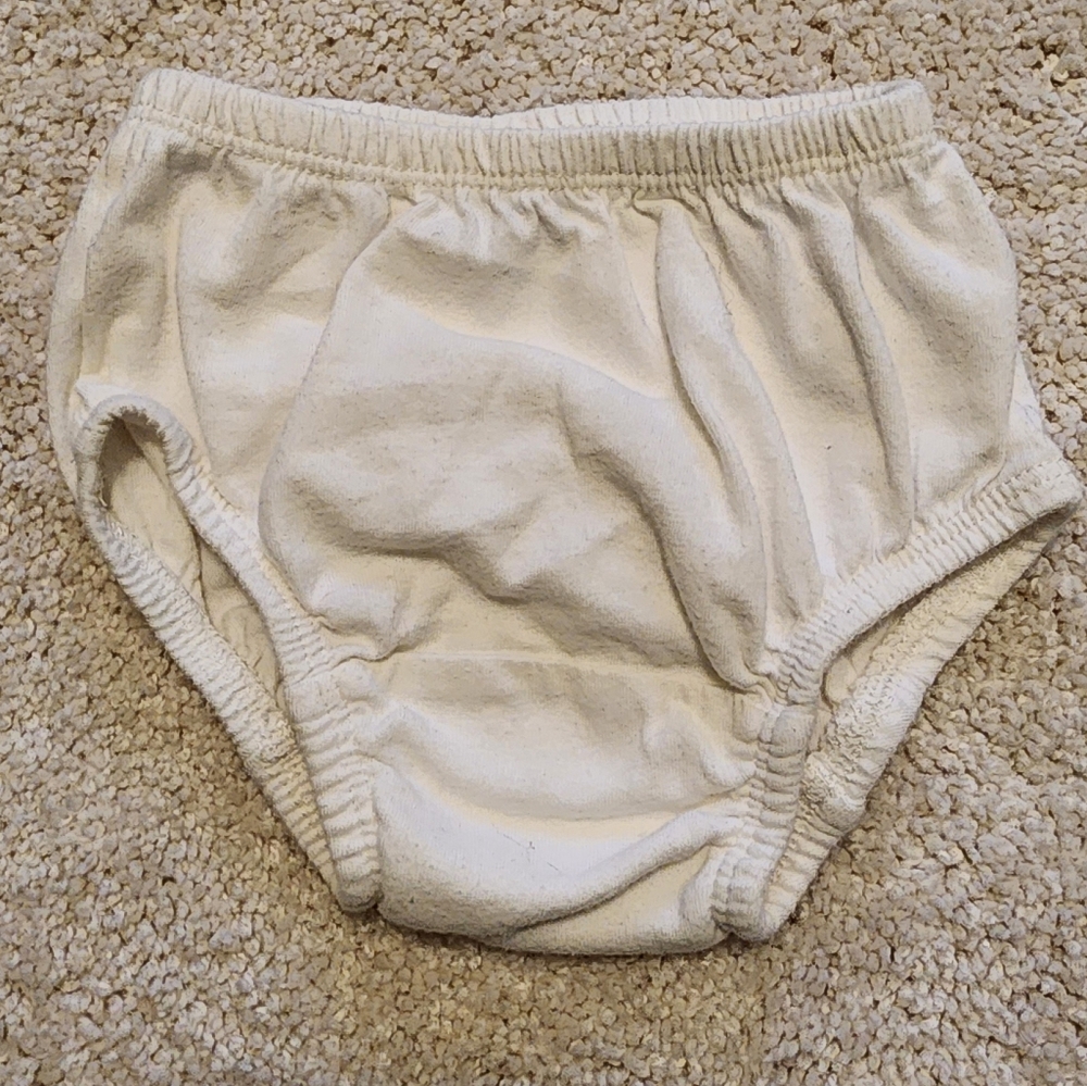 White Baby Gap Diaper Cover